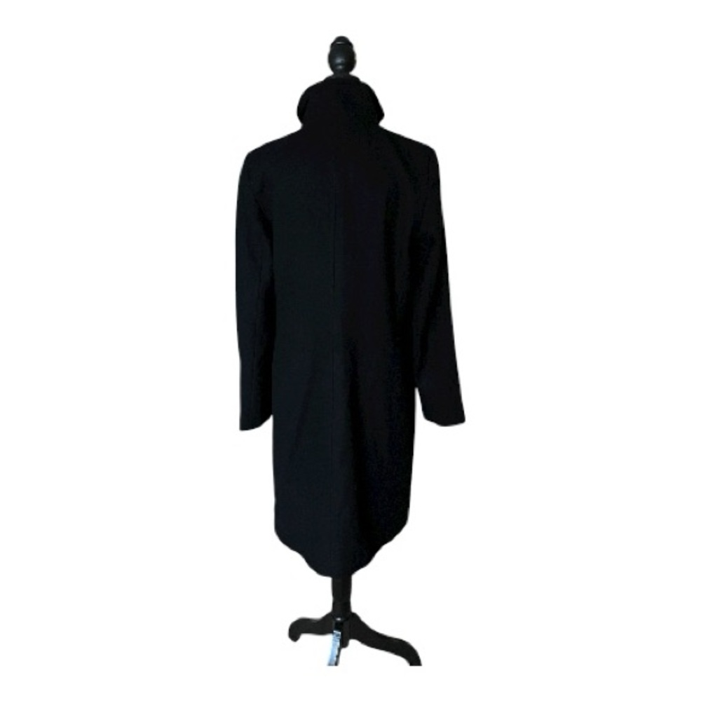 Le Chateau Classic Black Wool Blend Coat - Picture 7 of 7